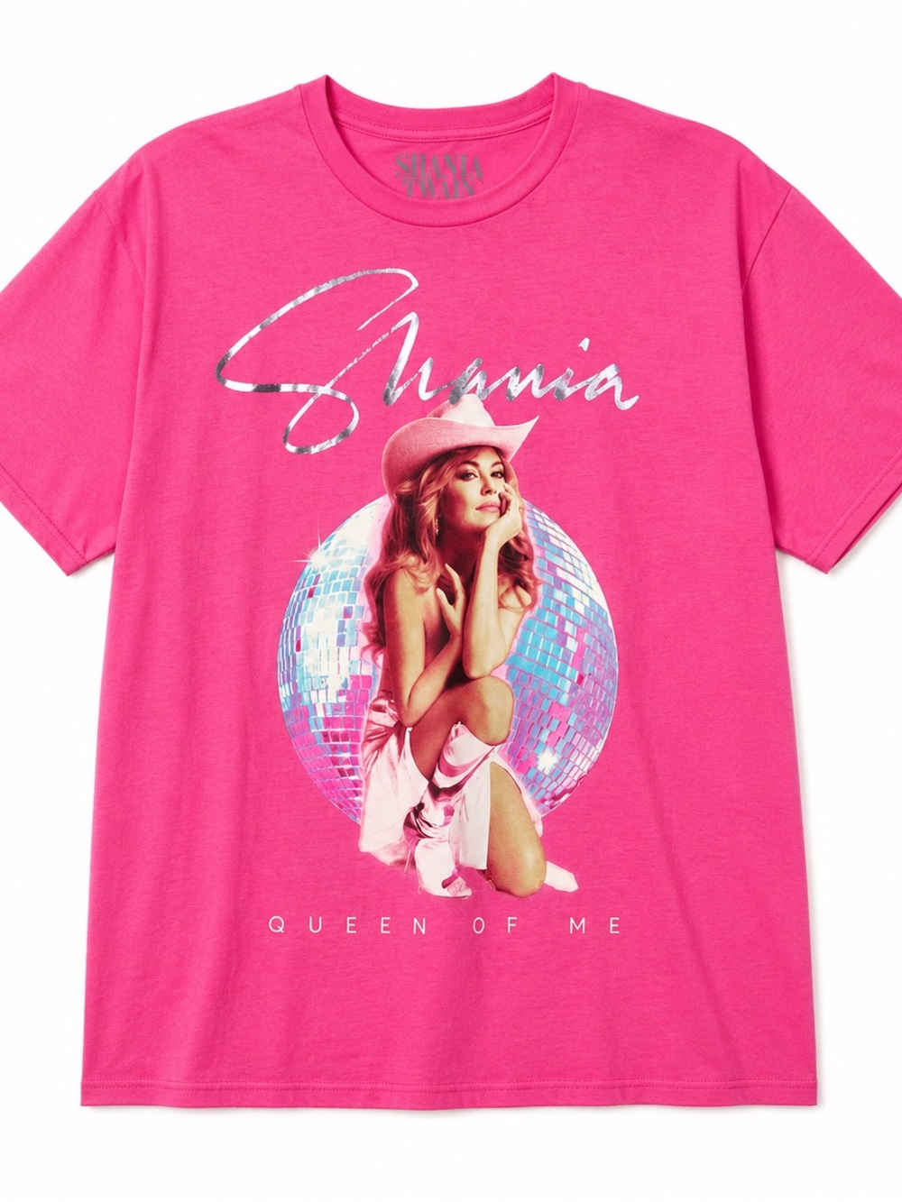 Ariana 'Queen of Me' Graphic Tee - Hot Pink